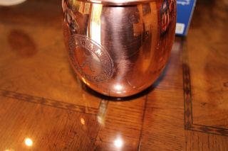 Copper Moscow Mule Mug 24 oz Copper & Nickel Lined NCAA Alabama Crimson 3