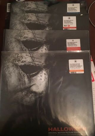 John Carpenter Halloween 2018 H40 Vinyl Records 4 Versions Michael Myers Bundle