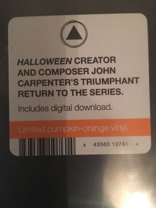 John Carpenter Halloween 2018 H40 Vinyl Records 4 Versions Michael Myers Bundle 2