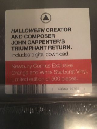 John Carpenter Halloween 2018 H40 Vinyl Records 4 Versions Michael Myers Bundle 3