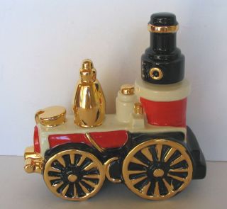 Great Chicago Fire 1871 Horse Drawn Steam Engine " Little Giant " Brooks Decanter