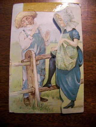John Deere Vintage Dain Mfg Ottumwa Ia Farm Novelty Advertising Trade Card
