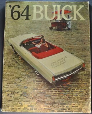 1964 Buick Lg 64pg Brochure Riviera Electra 225 Wildcat Lesabre Skylark Special