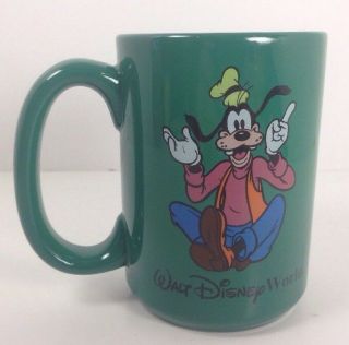 Oversized Green Walt Disney World Goofy Coffee Mug Cup 12 Oz