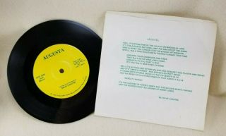Dave Loggins - Augusta - Us Masters Theme Golf - Private 1981 45 Sleeve