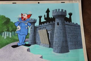 Bozo The Clown Animation Cel Hand Painted Background 615 2
