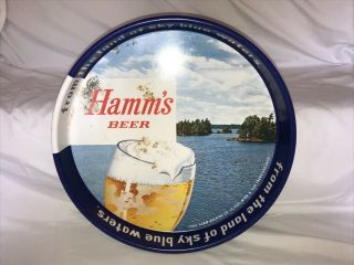 Hamm’s Beer Metal Serving Tray 13 1/4 