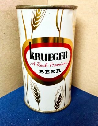 Kreuger Premium Flat Top Beer Can,  G.  Krueger,  Newark,  Jersey,  Usbc 90 - 24