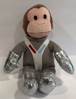 Curious George Plush Monkey Astronaut Universal Studios Stuffed Animal 12 " Tall