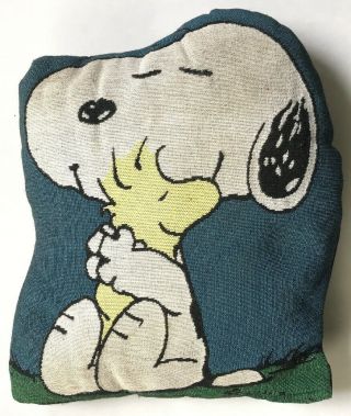 Vintage Peanuts Snoopy And Woodstock Throw Pillow Syndicate Inc.  Collectible