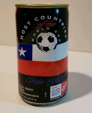 Coca Cola Can Botswana Host Country Of The World Cup Chile 1962 1/2 Full