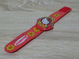 So RARE 1997 Japan Sanrio Hello Kitty Vintage Wrist Purse Kiss Lock Coin Case 　 2
