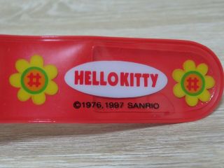 So RARE 1997 Japan Sanrio Hello Kitty Vintage Wrist Purse Kiss Lock Coin Case 　 3