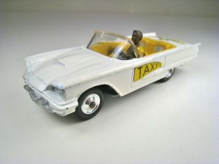 Corgi Toys Die Cast Metal 1958 Ford Thunderbird Convertible Bermuda Taxi