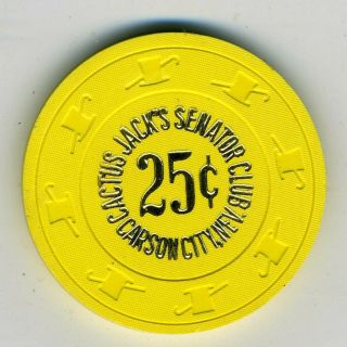 Hard - To - Find 25 - Cent Chip From Cactus Jack 