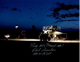 Sr - 71 Flight Photograph Signed By Sr Pilot Rich Graham