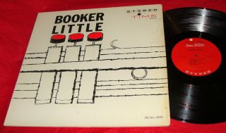 Vintage 1960 Jazz Lp Record Booker Little - Time Series 2000 S/2011 Vinyl Vg Vg,