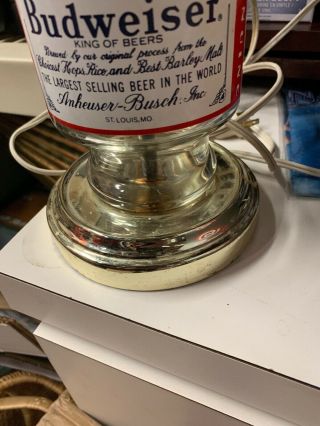 Vintage Budweiser Lamp 3