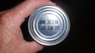 Vintage John Deere Lawn & Garden Tractor 8 Oz Oil Can Full Can RARE 8