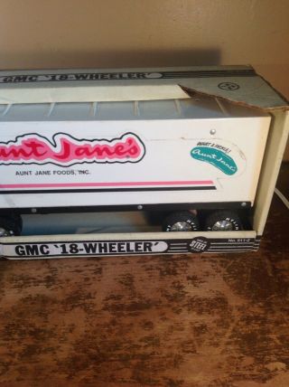 Vintage Nylint Gmc 18 Wheeler Aunt Janes Pickle 4