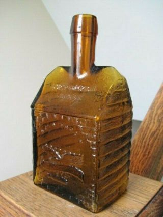 Iowa Antique Bottlers American Log Cabin Bottle - - - Clevenger Mold
