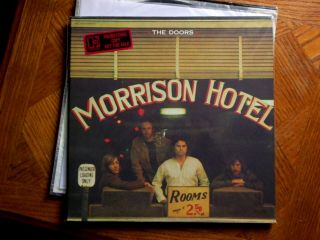 The Doors Morrison Hotel Lp Eks - 75007 Rare 1st U.  S.  1970 Dj White Label Promo