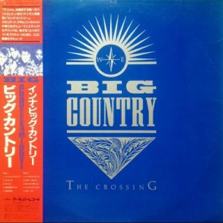 Big Country ‎– The Crossing [12  Vinyl Lp] Japanese,  Obi,