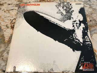 Led Zeppelin " S/t " 1st Lp Atlantic Sd 8126 1st Pressing Vinyl Lp