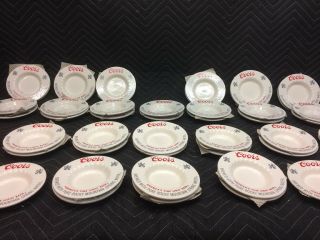 1/4 Case 24 qty Vintage 1970 ' s Coors Beer Company Promotional Ceramic Ashtrays 3