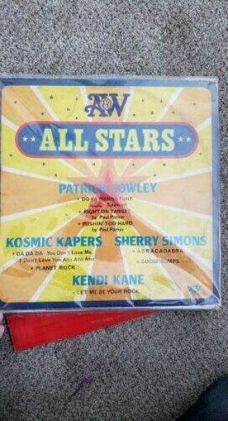 A&w All Stars Kosmic Kapers Planet Rock Rare Version Compilation Lp Boogie Pinoy