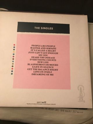 Depeche Mode,  The Singles 81 - 85 vinyl P in gatefold sleeve,  1985 2