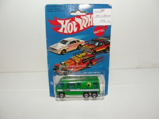 Hot Wheels Mattel Vintage Bw Blackwall Gmc Motorhome Green 1981