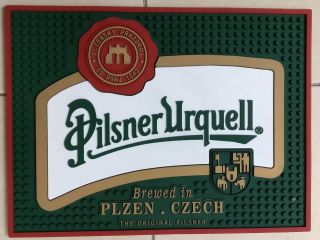 Pilsner Urquell Plzen Czech Spill Mat Bar Mat Coaster
