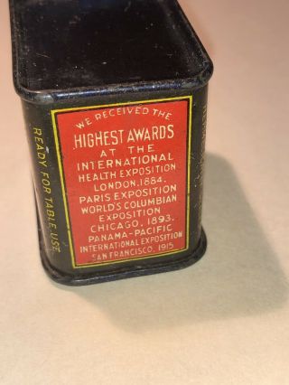 1930 ' s Libby ' s Miniature Salesman Sample Doll Toy Tin LItho Food Corned Beef 3