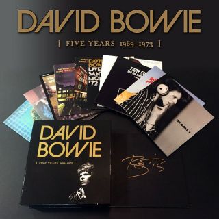 David Bowie Five Years 1969 - 1973 Cd Box Set Out Of Print