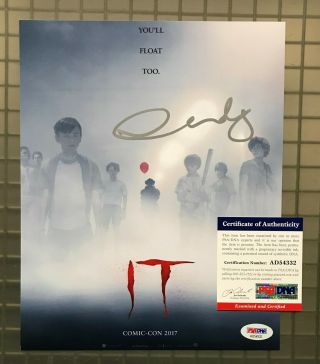 Andy Muschietti Signed 8x10 Stephen King 