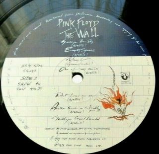 PINK FLOYD NM 2 LP UK 1ST 1979 THE WALL,  INNERS HARVEST EMI STICKER NO BARCODE 2