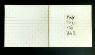 PINK FLOYD NM 2 LP UK 1ST 1979 THE WALL,  INNERS HARVEST EMI STICKER NO BARCODE 5