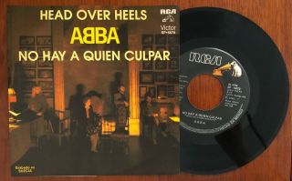 Abba - Head Over Heels / No Hay A Quien Culpar - Rare Mexico 45