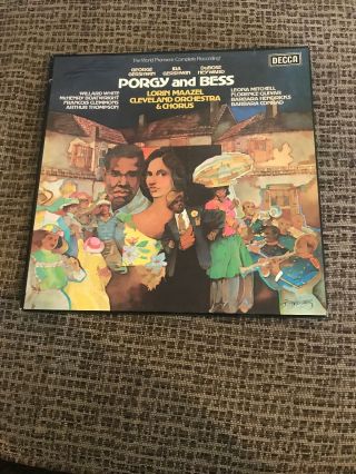Gershwin " Porgy And Bess " Lorin Maazel - 3xlp Decca Box Set 609/11