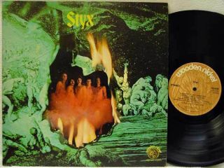 Styx - S/t Lp (rare 1st Us Pressing On Wooden Nickel,  Debut Album)