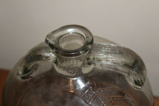 Vintage Glass White House Apple Vinegar Apple Shaped Bottle patent applied for 3