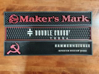 3x Rubber Bar Mats Pro Quality (maker 