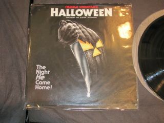 John Carpenter Halloween (soundtrack) Lp 1st Press Sx - 7013 Japan Vg/vg