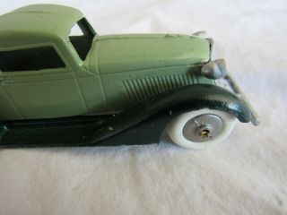 1930 ' s TOOTSIETOY GRAHAM 4 - WHEEL COUPE LT/DK GREEN - EARLY 70 ' S RESTORATION 6