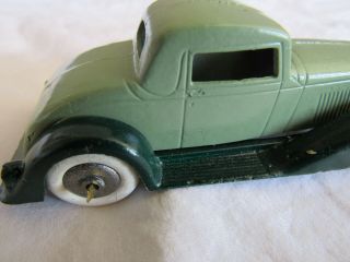 1930 ' s TOOTSIETOY GRAHAM 4 - WHEEL COUPE LT/DK GREEN - EARLY 70 ' S RESTORATION 7