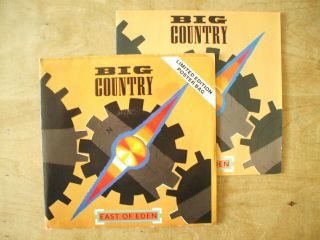 Big Country - East Of Eden - Uk 7 " Single Poster Bag Limited Edition