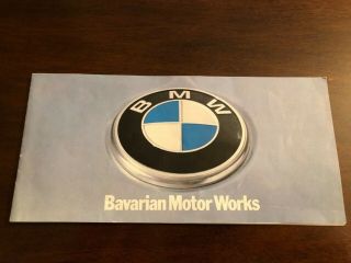 Vintage Bmw Sales Brochure 2002 Bavaria 3.  0cs Rare