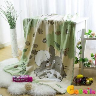 My Neighbor Totoro Oral Fleece Blanket Double Bath Towel Nap Blanket