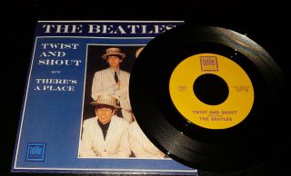 Beatles Twist & Shout Tollie T - 9001 Rare Purple Print Yellow Label & Sleeve